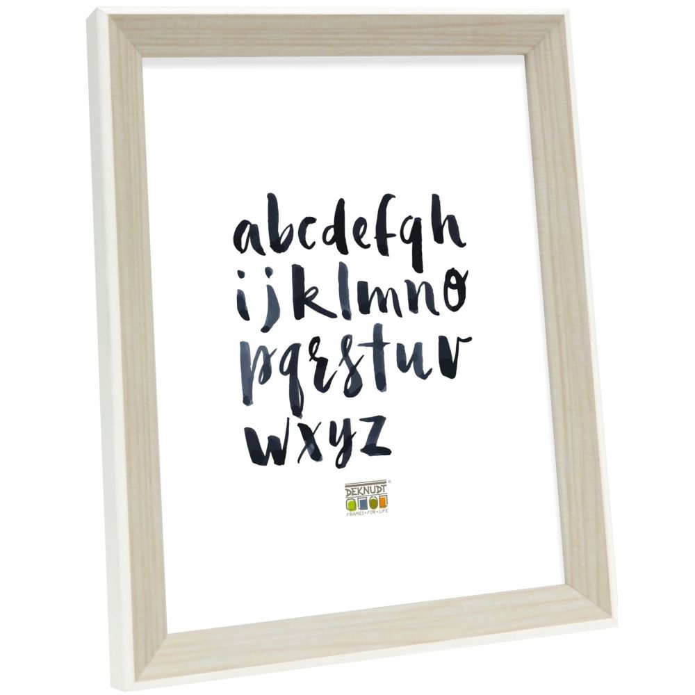 Deknudt cadre photo en naturel avec bord blanc 20x30